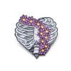 Flowery Ribs Enamel Pin