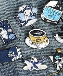Astronaut 'I Need More Space' Enamel Pin - Image 3