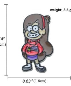 Alternative view of Gravity Falls 'Mabel' Enamel Pin