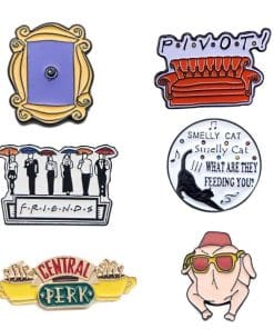 Alternative view of Friends 'Umbrella' Enamel Pin