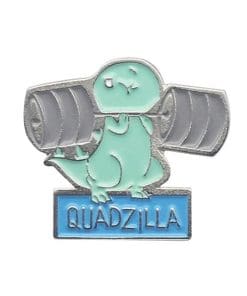Cute Dinosaur 'Quadzilla' Enamel Pin