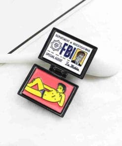 The Simpsons 'FBI Card | Agent Fox Mulder' Enamel Pin