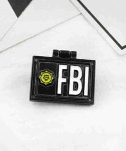 Alternative view of The Simpsons 'FBI Card | Agent Fox Mulder' Enamel Pin