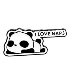 Cute Panda 'I Love Naps' Enamel Pin