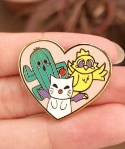 Alternative view of Final Fantasy 'Cactuar | Chocobo | Moogle' Enamel Pin