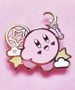 Kirby 'Sailor Moon Stick' Enamel Pin