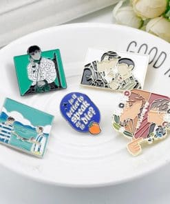Call Me By Your Name 'Is it better to speak or die?' Enamel Pin - Image 5