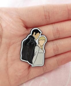 Alternative view of Bridgerton 'Simon and Daphne' Enamel Pin