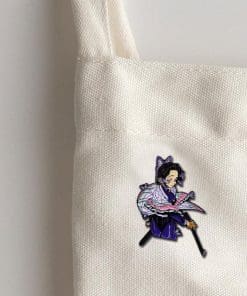 Alternative view of Demon Slayer: Kimetsu No Yaiba 'Shinobu Kochou with Sword' Enamel Pin