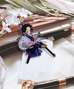 Demon Slayer: Kimetsu No Yaiba 'Shinobu Kochou with Sword' Enamel Pin - Image 7