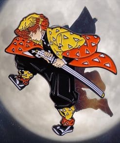 Demon Slayer: Kimetsu No Yaiba 'Zenitsu Agatsuma' Enamel Pin - Image 3