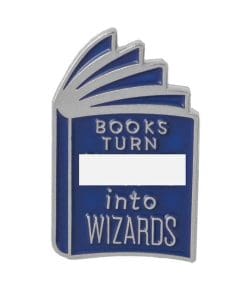 Books Are Magic 'Books Turn into Wizards' Enamel Pin