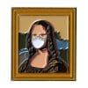 Art 'Mona Lisa | Face Mask' Enamel Pin