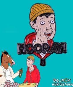 BoJack Horseman 'Todd Chavez | Hooray' Enamel Pin - Image 8