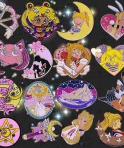Sailor Moon 'Moon Stick' Enamel Pin - Image 5
