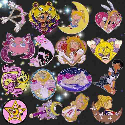 Sailor Moon 'Moon Stick' Enamel Pin - Image 5