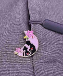 Sailor Moon 'Moon Lovers | Sailor Moon and Tuxedo Mask' Enamel Pin - Image 3