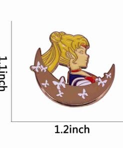Alternative view of Sailor Moon 'Dreaming | Moon Butterfly' Enamel Pin