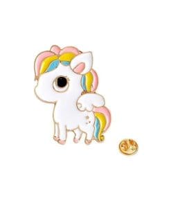 Cute Rainbow Unicorn | Chibi Enamel Pin