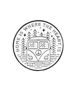 'Home is Where the Heart Is' Enamel Pin