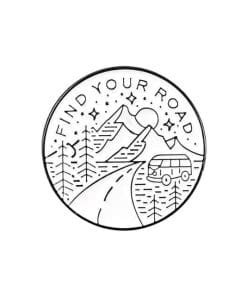 Find Your Road Enamel Pin