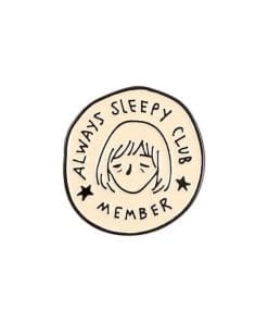 Always Sleepy Club Enamel Pin - Image 4