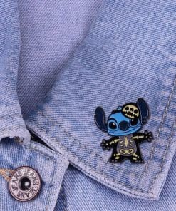 Alternative view of Lilo and Stitch 'Stitch | Skeleton Costume' Enamel Pin