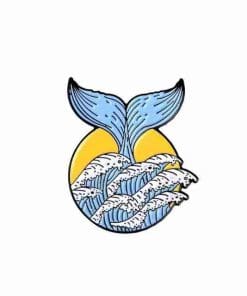 Shark's Tail Enamel Pin