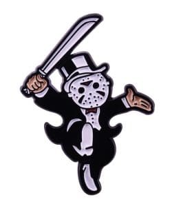 Alternative view of Friday The 13th 'Jayson' Enamel Pin