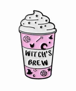 Witch' Brew Pink Frappe Enamel Pin