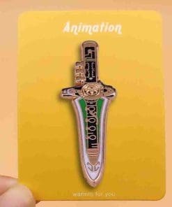 Alternative view of Power Rangers 'Dragon Flute Dagger' Enamel Pin