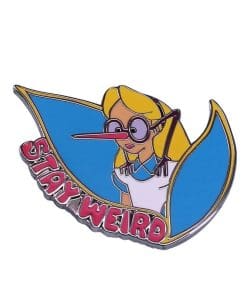 Alice in Wonderland 'Stay Weird' Enamel Pin