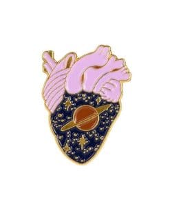 Anatomical Human Heart 'Universe' Enamel Pin