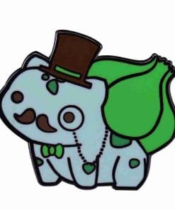 Pokemon 'Bulbasaur Top & Monocle' Enamel Pin