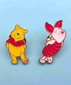 Alternative view of Winnie the Pooh Enamel Pin