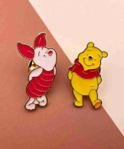 Winnie the Pooh 'Piglet | Kiss' Enamel Pin - Image 3