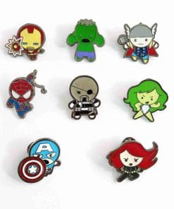 Alternative view of Spiderman 'Swing | Chibi' Enamel Pin