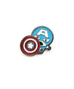 Captain America 'Shield | Chibi' Enamel Pin