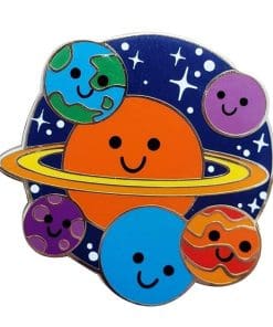 Outer Space 'Planets' Enamel Pin - Image 3