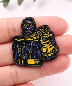Alternative view of Thanos 'Gauntlet | Infinity' Enamel Pin