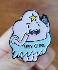Alternative view of Adventure Time 'Lumpy Space Princess | Hey Gurl' Enamel Pin