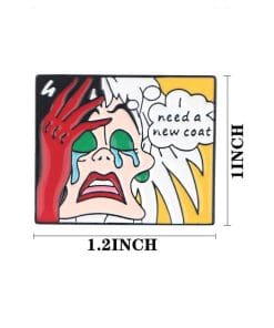 101 Dalmatians 'Cruella de Vil | I Need a New Coat' Enamel Pin - Image 3