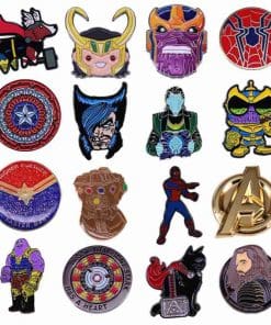 Alternative view of Spider Man x Venom Enamel Pin