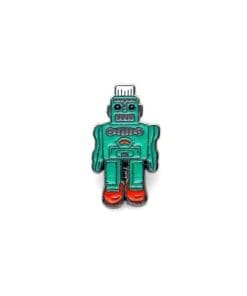 Cute  Green Robot Enamel Pin