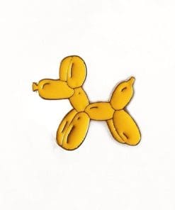Cute Dog 'Ballon Art' Enamel Pin