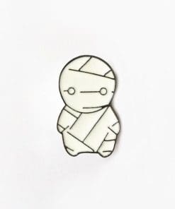 Cute White Mummy Enamel Pin