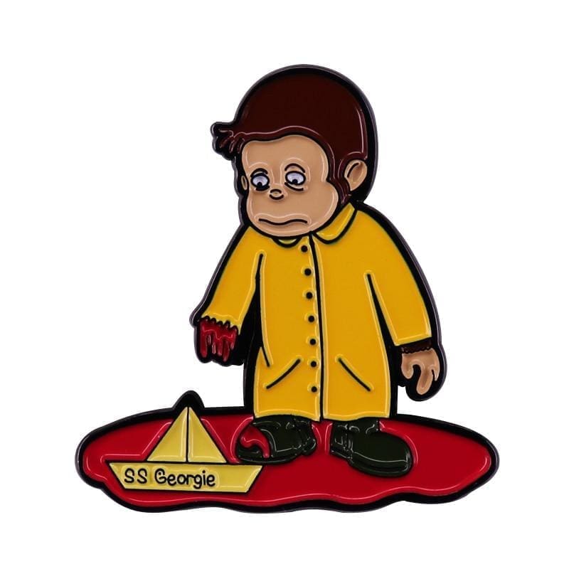 Curious George 'Paper Boat | SS Georgie' Enamel Pin