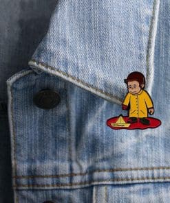 Curious George 'Paper Boat | SS Georgie' Enamel Pin - Image 3
