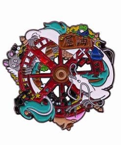 Spirited Away 'Haku and Friends | Water Wheel' Enamel Pin