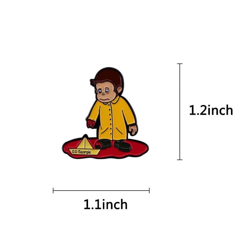 Curious George 'Paper Boat | SS Georgie' Enamel Pin - Image 8